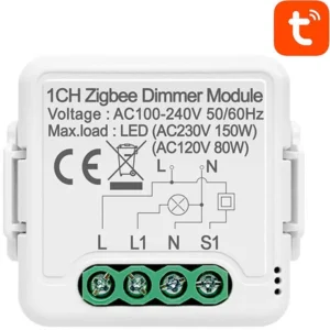 AVATTO N-ZDMS01-1 Zigbee Smart Dimmer Module – Tuya Compatible, No Neutral Required