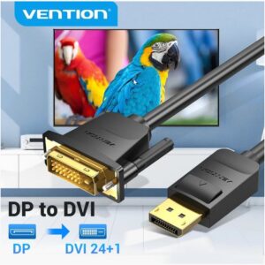 DisplayPort to DVI-D Cable – VENTION HAFBH, 2m, Male to Male