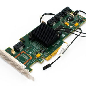 HP 636705-001/LSI 9212-4i SAS RAID controller card with PCIe 2.0 x8 interface