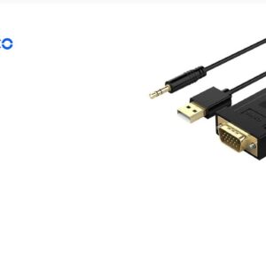 ORICO XD-VATH is a 3-meter VGA to HDMI cable with integrated audio and USB power