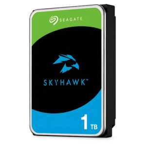 Seagate SkyHawk 1TB is a surveillance-grade 3.5 SATA III HDD, 5400 RPM, 64MB cache, designed for 24 7 DVR NVR video recording