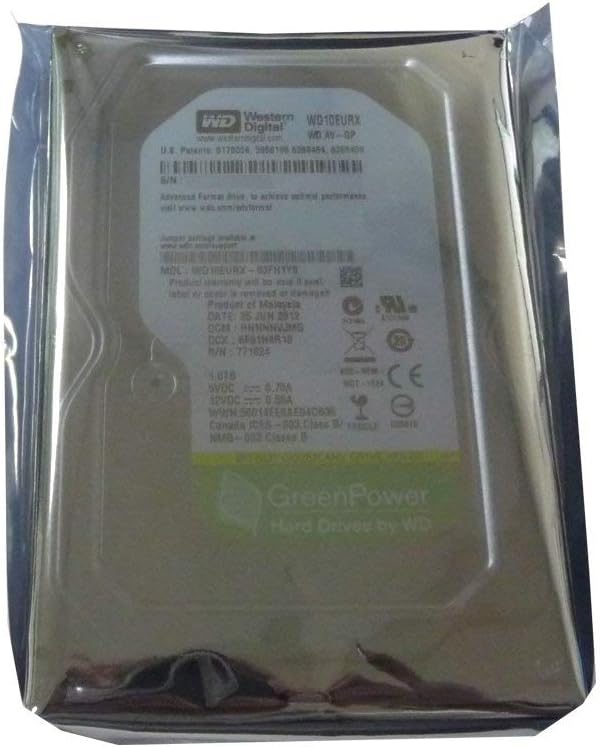 WD AV-GP 1TB 3.5" SATA III HDD 64MB cache, 5400 RPM, optimized for AV and surveillance systems